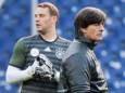 Deutsche Nationalmannschaft: Joachim Löw und Manuel Neuer beim Training.