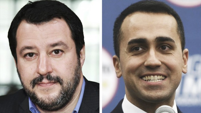 Mögliche Regierung in Rom: Lega-Chef Matteo Salvini (links) und Luigi di Maio von der Fünf-Sterne-Bewegung