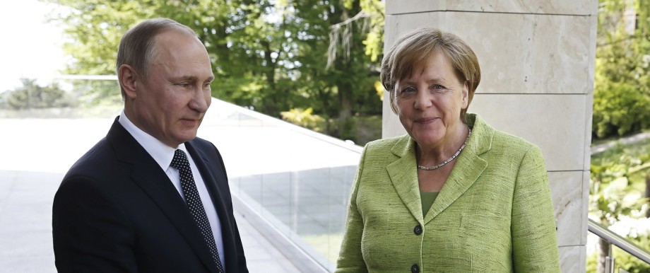 Kanzlerin Merkel in Russland