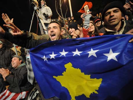 Unabhängigkeit Kosovo 2008 AFP