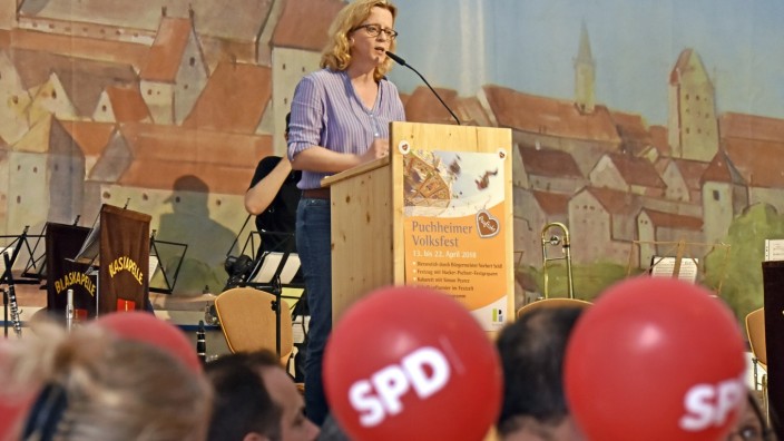 Natascha Kohnen ist SPD-Spitzenkandidatin für die Landtagswahl in Bayern.