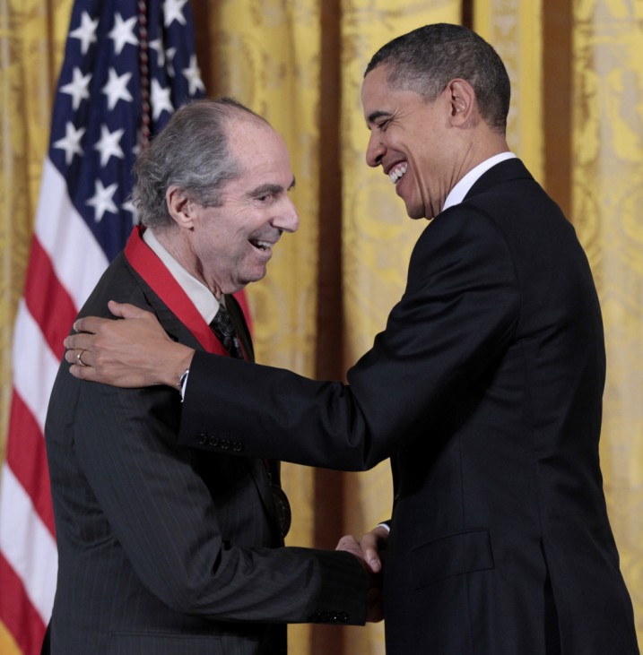 Barack Obama und Philip Roth
