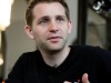 Austrian lawyer and privacy activist Schrems speaks during a Reuters interview in Vienna