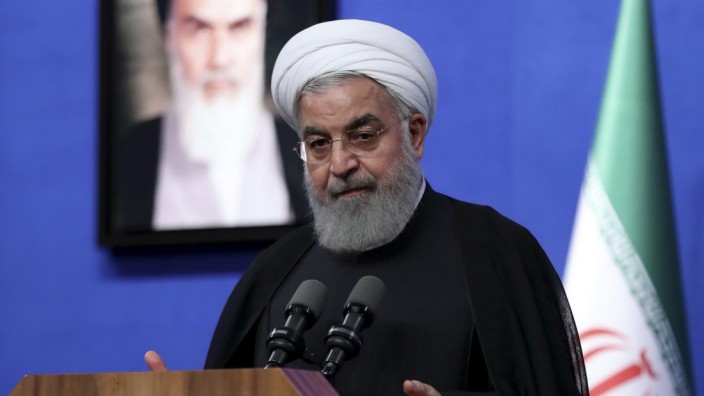 Nuklear-Abkommen: Teheran geht auf eine härtere Linie: Irans Präsident Hassan Rohani.