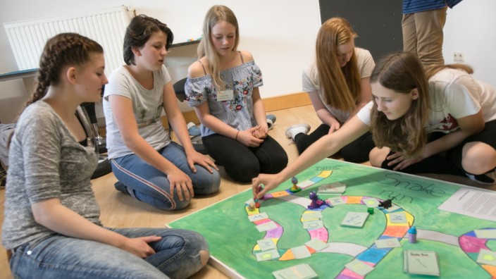An der Aktiven Projekt-Schule Stephanskirchen bestimmt das Thema Spielen den jüngsten Projektzyklus