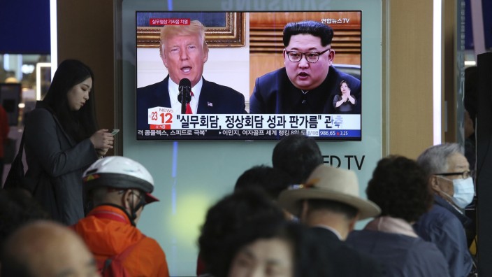 Gipfeltreffen von Kim und Trump: Könnten sich doch bald treffen: Donald Trump und Kim Jong-un.