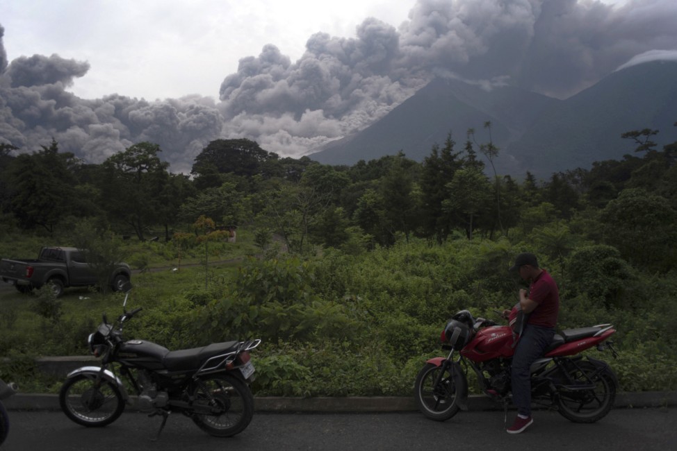 Ausbruch des Feuervulkans in Guatemala