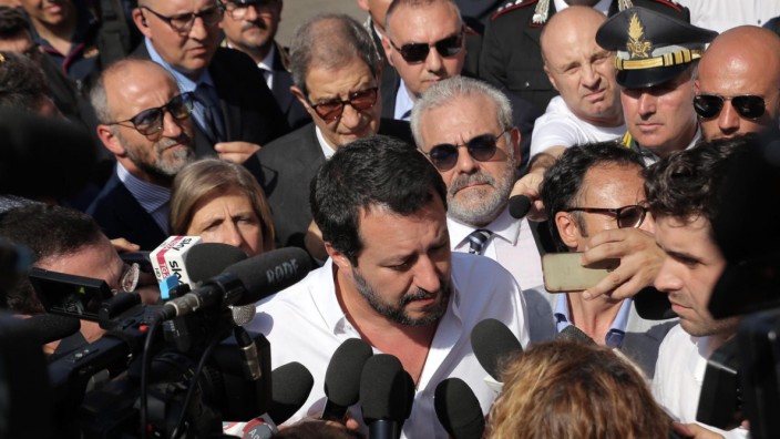 Salvini besucht Sizilien