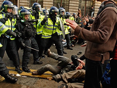 Protest vor der Bank von England, Foto: Getty