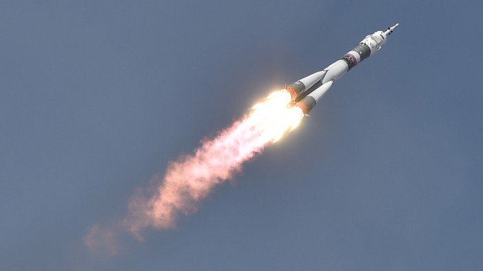 ISS: Ein russische Sojus-Rakete bringt 2018 den Deutschen Alexander Gerst sowie zwei weitere Astronauten zur Internationalen Raumstation.