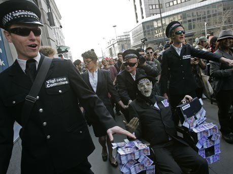 Protest aus Anlass des G-20-Gipfels in London, Foto: AP