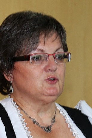 Vorfahrt missachtet: Anette Schalk ist Rektorin der Realschule.