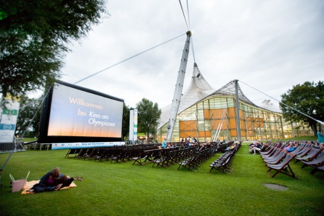 3D Freiluftkino am Olympiasee in München, 2012