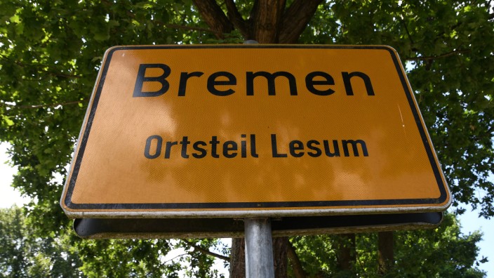 Ortsschild Bremen-Lesum