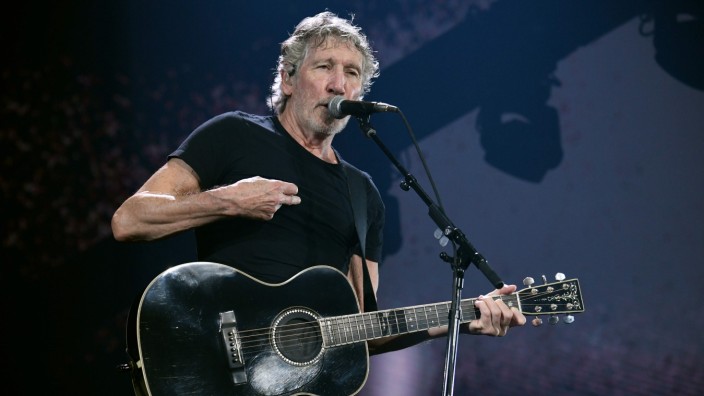 Roger Waters bei einem Konzert in Frankreich.