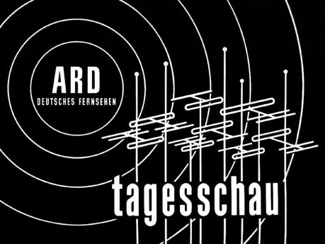 Foto: Erstes Logo der Tagesschau, ARD
