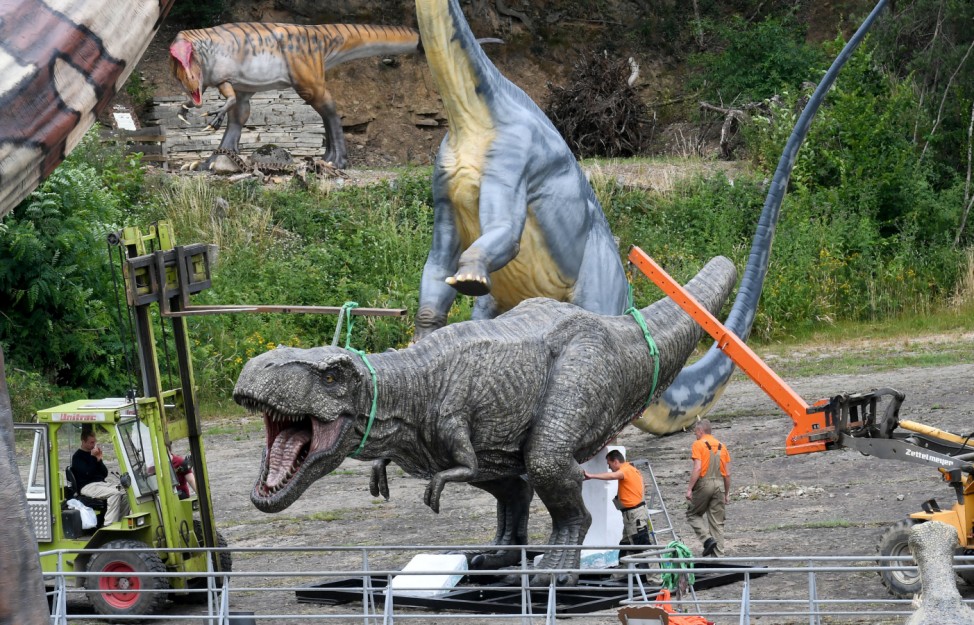 ´T-rex"-Modell  im Dinosaurierpark Münchehagen