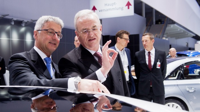 Dieselskandal: Der frühere Audi-Vorstandsvorsitzende Rupert Stadler (li.) und Ex-VW-Boss Martin Winterkorn.