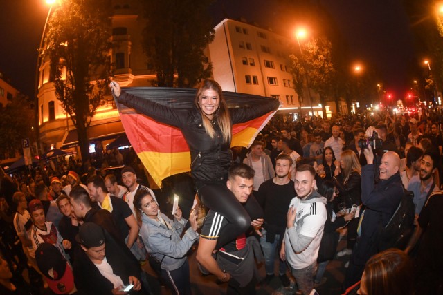 WM 2018 - Public Viewing - Fans feiern in München