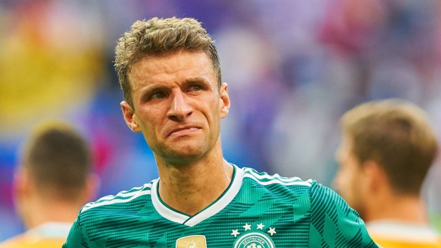Thomas Müller nach dem WM-Aus 2018 gegen Südkorea