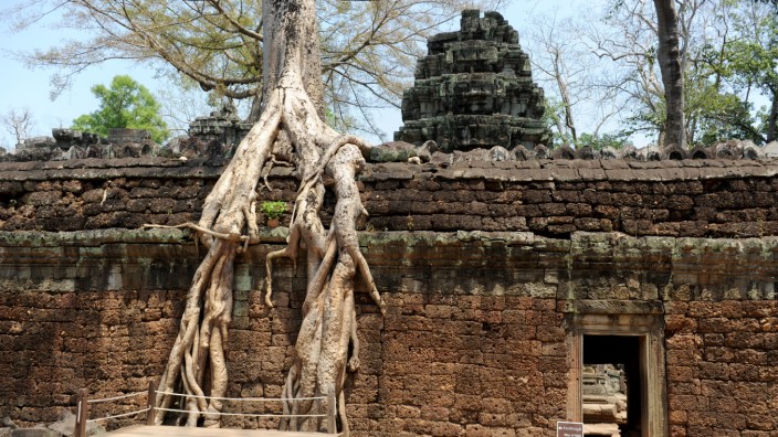 Angkor Wat in Kambodscha: Vor fast 1000 Jahren wurde das ungewöhnliche Bauwerk in Kambodscha errichtet.
