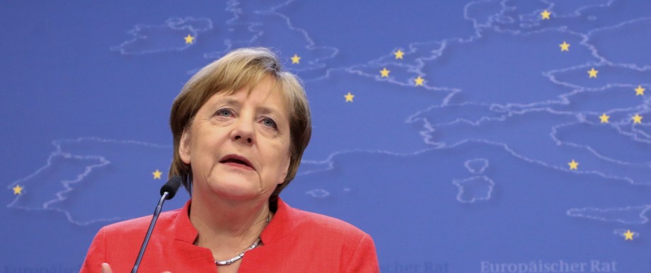 EU-Gipfel in Brüssel: Merkel bei einer Pressekonferenz in Brüssel