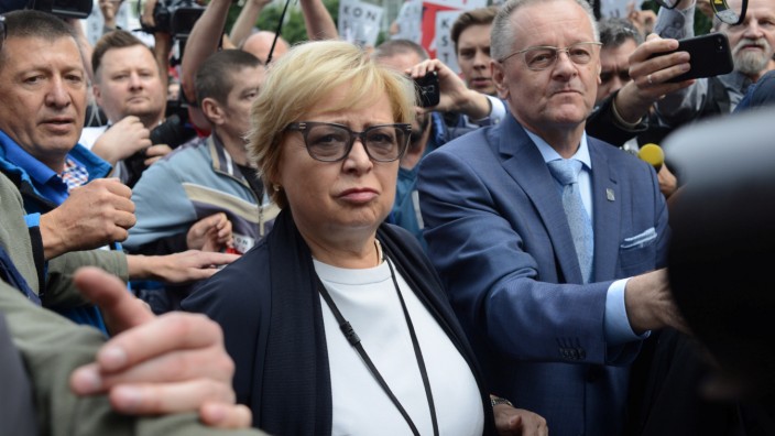 Polens Oberste Richterin Malgorzata Gersdorf 2018 in Warschau