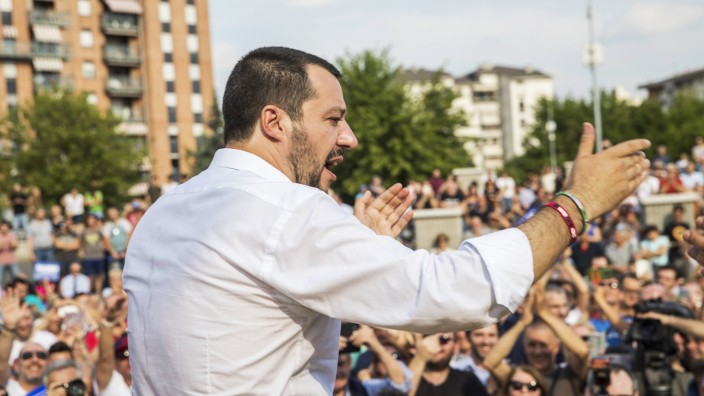 Italien: Innenminister Matteo Salvini 2018 in Turin
