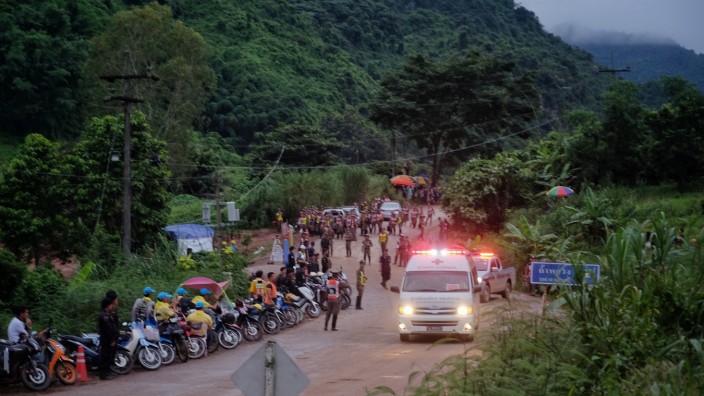 Thailand Cave Rescue For Trapped Soccer Team