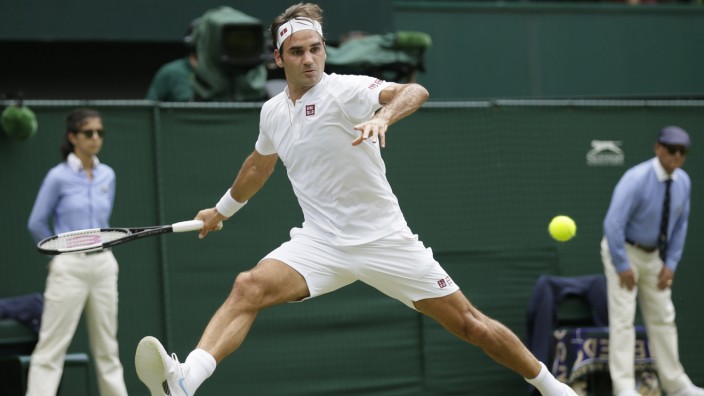 Tennis: Muss sich auf Neuerungen in Wimbledon einstellen: der achtmalige Champion Roger Federer.