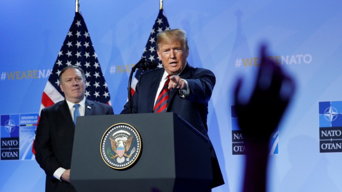 Donald Trump at NATO Alliance Summit in Brussels