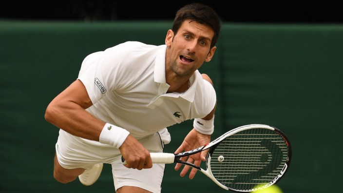 Tennis: Steht zum fünften Mal im Endspiel von Wimbledon: Tennisprofi Novak Djokovic.