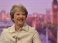 Britain's Prime Minister, Theresa May, appears on the BBC's Andrew Marr Show in London
