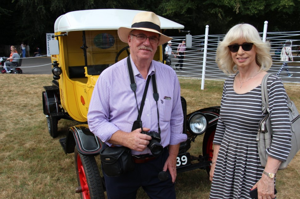Andy und Liz Dunstan beim Goodwood Festival of Speed 2018