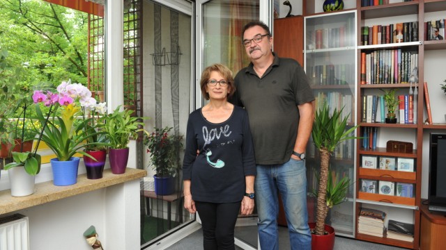 GBW-Verkauf: Ludwig und Barbara Münzer wohnen seit 40 Jahren im Haus.
