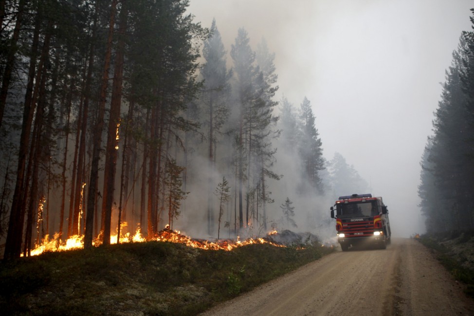 Waldbrände in Schweden