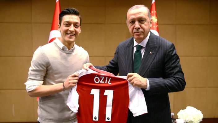 Mesut Özil und Recep Tayyip Erdogan