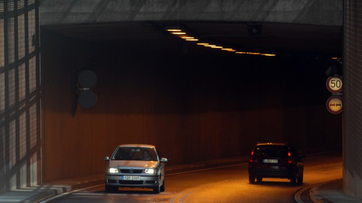 Der Josef-Deimer-Tunnel in Landshut