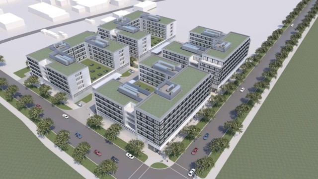 Ingolstadt: Wie das Areal aussehen soll, wenn es in fernen Jahren fertig sein wird, zeigt das Modell des ersten geplanten Projekthauses.
