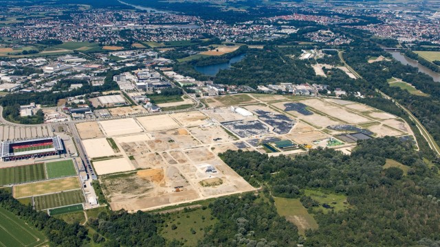 Ingolstadt: Das Gelände im Südosten Ingolstadts soll zum In-Campus – einem Joint Venture zwischen dem Autobauer Audi und der Stadt – werden.