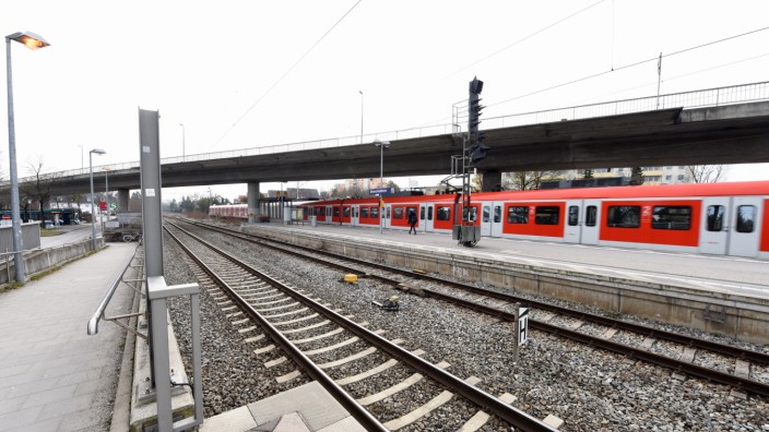 Öffentlicher Nahverkehr: Der S-Bahnhof Oberschleißheim.