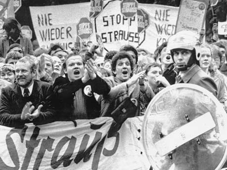 Strauß, 1980, Stoppt Strauß, Kampagne, Bundestagswahl, AP