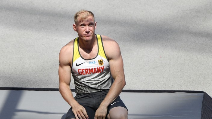 Zehnkämpfer Arthur Abele bei der Leichtathletik-EM 2018 in Berlin