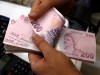 Türkische Lira in einer Wechselstube in Istanbul