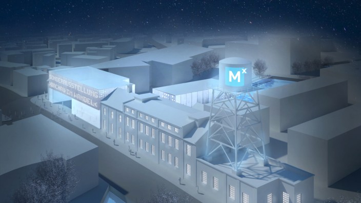 Jahresrückblick 2022: Simulation des künftigen Komplexes für ein Dachauer Museumsforum auf dem ehemaligen MD-Gelände.