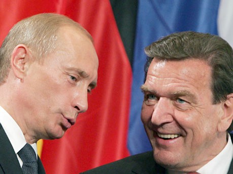 Putin, Schröder, AP