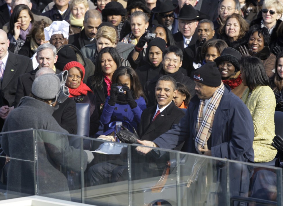 Aretha Franklin; Barack Obama; Malia Obama