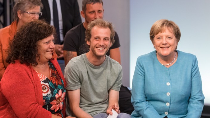 Merkel beim Bürgerdialog