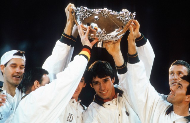 Michael Stich Tennis Davis Cup Sieger 1993 Team BRD in Düsseldorf Tennis Davis Cup; Michael Stich