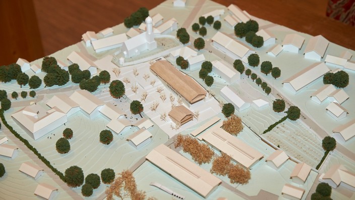 Architekturwettbewerb Bürgerhaus Münsing Modell
